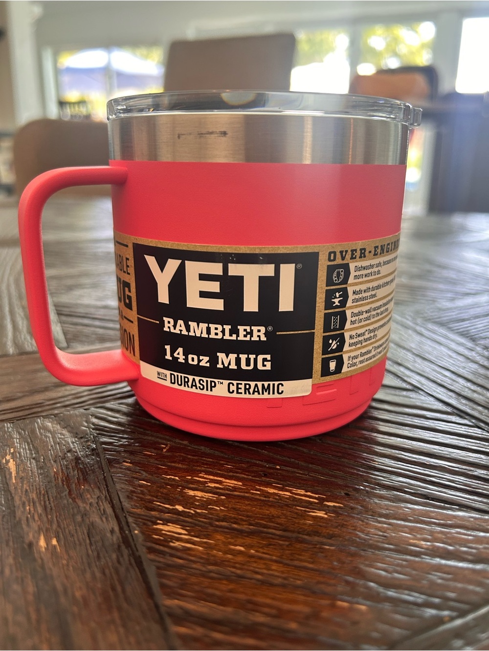 YETI Rambler 14 oz. Mug, Tropical Pink - Picture 3 of 5